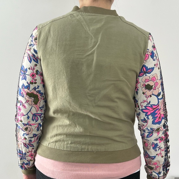 Billabong Boho Quilted Bomber Jacket, sz M - Picture 12 of 12